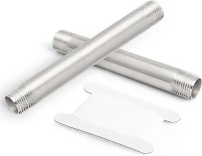 Obrázek produktu pro RVS Pijpfittingen 1/2" BSP x 1/2" 150 mm spojka pro vodu a plyn