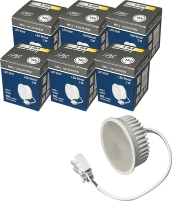 Immagine prodotto di Modulo LED per faretti da incasso Flat 5W produce 40W 400 lumen 120° di apertura del fascio 3000K-4000K Set dimmerabile19028