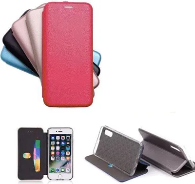 Produktbild von starfix Leder Flip-Tasche Schutz-Hülle für iPhone 11 Pro rot