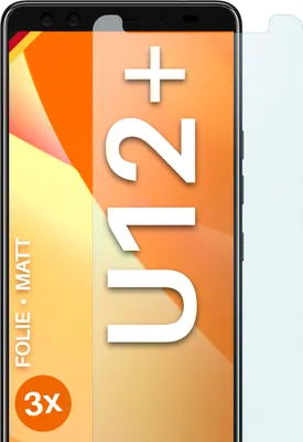 Produktbild von moex® 3x Schutzfolie kompatibel mit HTC U12 Plus - Displayschutzfolie Anti Reflex Folie, Matt