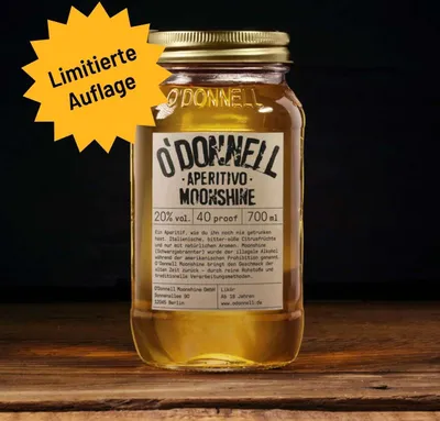 Produktbild von O'Donnell Moonshine APERITIVO Likör 20% Vol. 0,7l