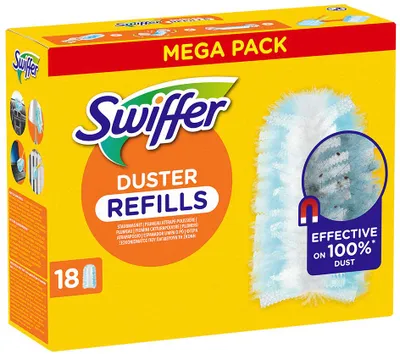 Productafbeelding van Swiffer 8700216676892 Swiffer DUSTER REFILLS Staubfangtücher Mikrofaser, 18 St.