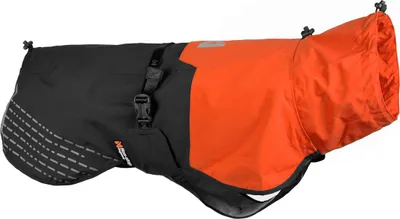 Produktbild von Non-stop dogwear Regenmantel Fjord Raincoat orange/schwarz, Größe: 60