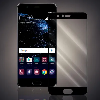 Produktbild von Panzer Folie für Huawei P10 Plus Echt Glas Displayschutzfolie Transparent Glasfolie 9H Härtegrad Schutzglasfolie