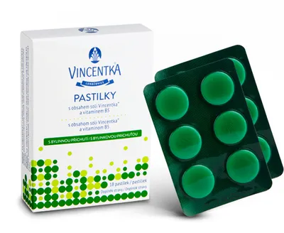 Imagen del producto de Pastillas Vincentka con sabor a hierbas, 18 unidades