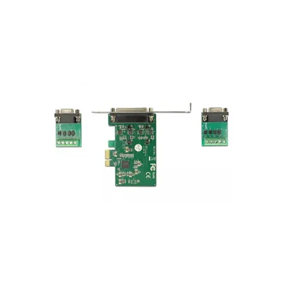Image de Delock PCI Express Card > 2 x Serial RS-422/485 - Serieller Adapter - PCIe 2.0 - RS-422/485