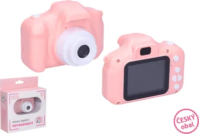 Image de Appareil photo numérique pour enfants rose – photo 48 Mpx, vidéo Full HD – emballage tchèque