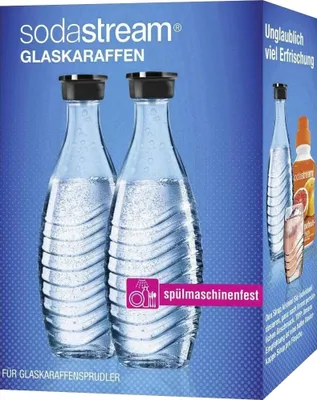 Produktbild von SodaStream Glaskaraffen 0,6 Liter im  2er-Pack, 764997