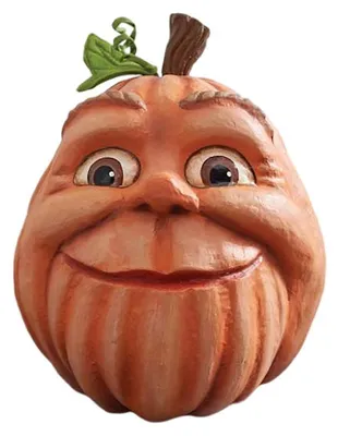 Immagine prodotto di Zucca artificiale per decorazioni autunnali e di Halloween - Zucca finte realistica