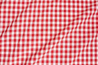 Produktbild von Züchen Meterware Bauernkaro kariert Stoff Baumwolle 5 mm - rot-weiß kariert - Breite:160 cm