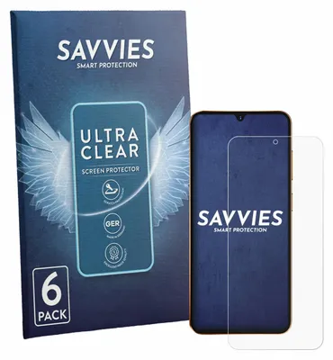 Produktbild von 6x Für Hotwav A17 Pro Max Schutzfolie Savvies Displayschutz Display Schutz Folie Klar Transparent