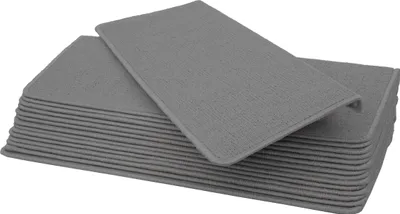 Obrázek produktu pro sada 15 rohoží na schody HWC-G49, sada rohoží na schody, 65x25cm  obdélníková, šedá