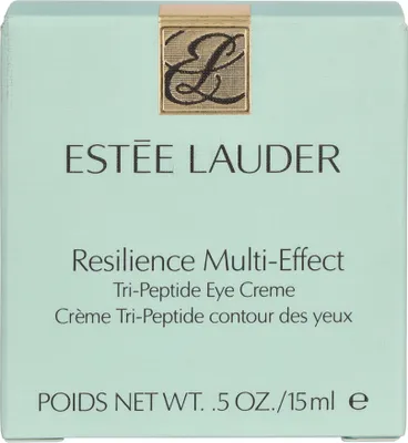 The image shows the front packaging of an Estee Lauder eye cream.
