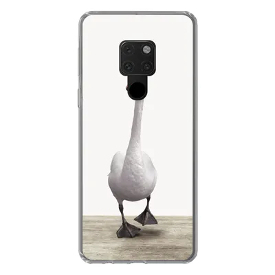 Produktbild von MuchoWow® Handyhülle Schutzhülle Hülle für Huawei P40 Lite Schwan - Tiere - Vogel - Jungen - Mädchen - Kinder Silikon Softcase Handy Hülle - Handy