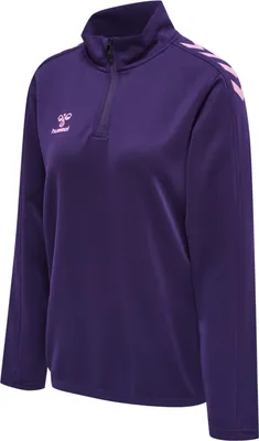 Produktbild von HUMMEL hmlCORE XK HALF ZIP SWEAT WOMAN, ACAI, L