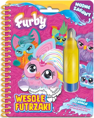 Immagine prodotto di Wesołe futrzaki Furby, książka z pisakiem wodnym