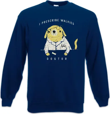 Produktbild von Urban Backwoods Dogtor, Sweatshirt, Farbe: Navy, Größe: 4XL
