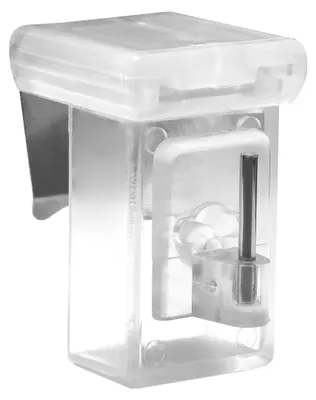 Produktbild von Fensterhaken 10x Dekohaken Klemmbereich 10-27mm transparent Universal