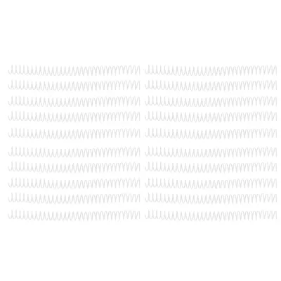 Zdjęcie produktu dla 20 sztuk plastikowych spirali, średnica wewnętrzna 19 mm (3/4 cala), 30 otworów, do notesów formatu A4 i A5, przezroczyste