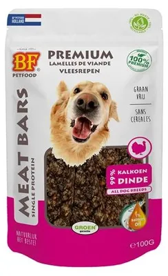 Productafbeelding van Bf Petfood Vleesrepen, kalkoen