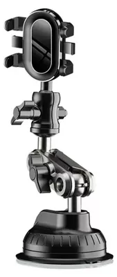 Produktbild von INF Auto-Saugnapf-Handyhalter ABS 25cm x 8cm x 8cm 360 Grad drehbar Filmen