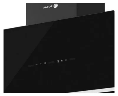Image de Hotte décorative murale 60cm 546m3/h noir - Fagor - FHIG6600A++ -