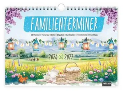 Produktbild von TRÖTSCH - Familienterminer Landgrüße für 18 Monate 2026/2027