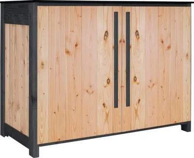 Produktbild von Gartenschrank/Outdoorküche Konsta Typ 603 Douglasie Sideboard Flügeltür 120 x 58 x 92 cm natur
