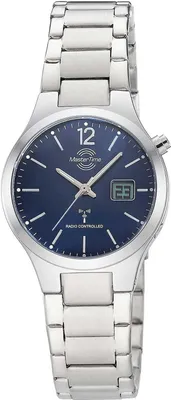Master Time MTLA-10912-31M Damen-Funkarmbanduhr Lady Line Blau 1