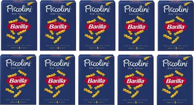Produktbild von 10x Pasta Barilla Piccolini mini Fusilli Nudeln 500 g pack