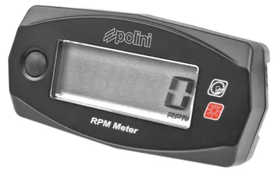 Obrázok produktu pre Otáčkomer Polini s digitálnym displejom, určený pre skútre, motocykle, quady