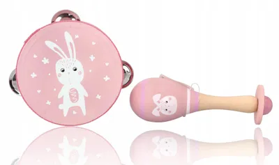 Produktbild von Adam Toys Holz-Instrumentenset Tamburin & Maracas