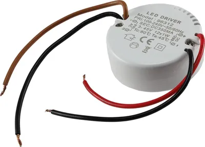 Immagine prodotto di Trasformatore elettronico per LED ChiliTec 3-45V, 220-240V, corrente costante in uscita 350mA