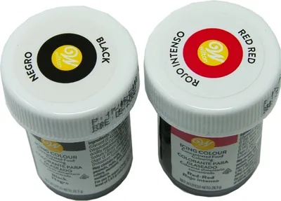 Produktbild von Wilton Glasurfarbe Tadago Set Rot Schwarz