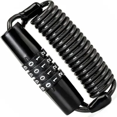 Produktbild von Rockbros Cipher Fahrradschloss 1.5M Stark Langlebig Schwarz