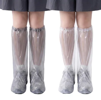 Productafbeelding van Solidchoice - 4 Paar Waterdichte Regenlaarzen Overschoenen