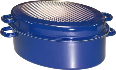 Produktbild von Riess Gänsebräter oval mit Deckel 42 cm 17,50 l 0442-012