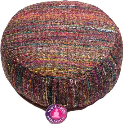 Produktbild von Meditationskissen Vintage Seide mehrfarbig -- 33x17 cm online bestellen