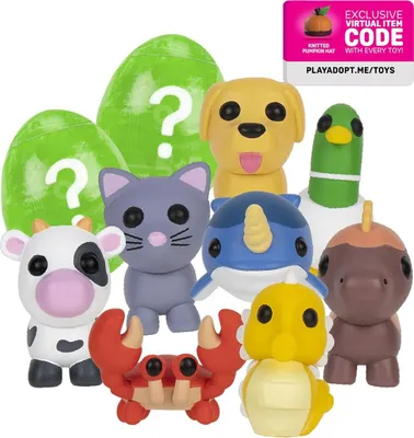 Produktbild von Jazwares AME0050 - Adopt Me! - Figurenset 10er-Pack, Haustiere