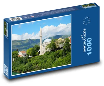 Obrázok produktu pre Puzzle 1000 Panoráma Mostaru v Bosne - martinpuzzle