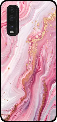 Produktbild von Smartphonica Telefon Fall geeignet für Oppo Find X2 mit Marmor-Druck - TPU zurück Abdeckung Fall Marmor-Design - Pink