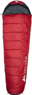 Obrázek produktu pro Turistický spací pytel Volven Traveller 220 x 80 cm, červený, levý