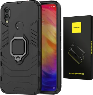 Immagine prodotto di SPACECASE Custodia protettiva X-ring per Redmi Note 7 Nero