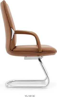 Obrázek produktu pro Křeslo z umělé kůže s nerezovým rámem, moderní a elegantní