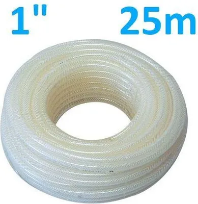 Obrázek produktu pro VALMON hadice 1123 1" (25/32mm) opletená čirá, balení 25m