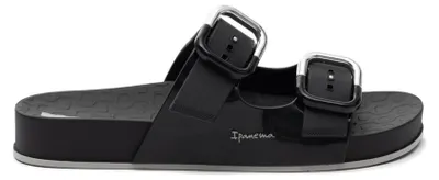 Produktbild von Ipanema Flip-Flops Schwarz mit offener, abgerundeter Zehenpartie und ca. 3 cm Plateau