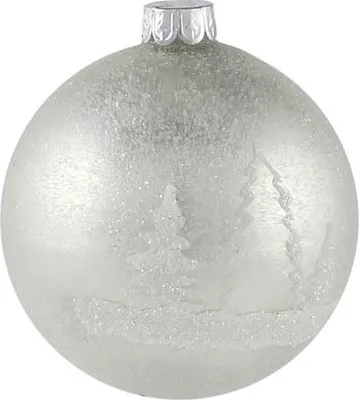 Produktbild von Kaheku Baumkugel Obis matt silber 10 cm Ø 633300997