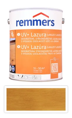 Obrázek produktu pro REMMERS UV+ Lazura - dekorativní lazura na dřevo 5 l Dub rustikální