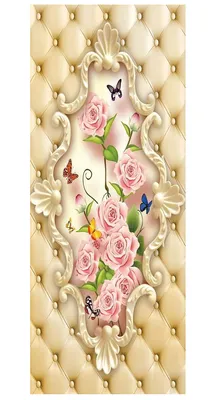 Zdjęcie produktu dla Naklejka samoprzylepna na drzwi 200x77 cm - Bajkowa tajemnica