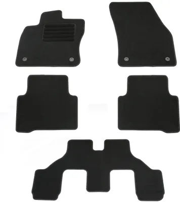 Produktbild von AD Tuning Fußmatten Set für VW Touran 2 Typ 5T, Bj. 9/2015- (7-Sitzer)